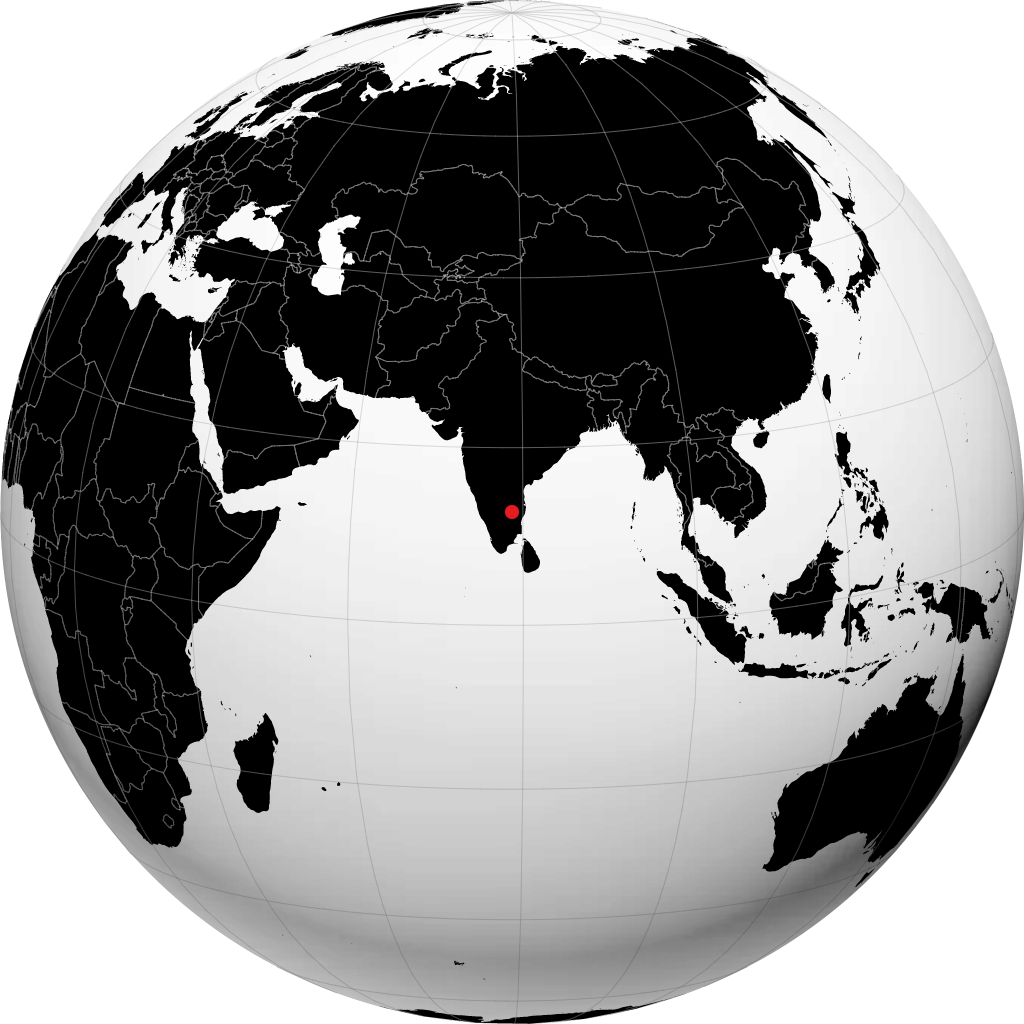 અંબૂર ગ્લોબ પર
