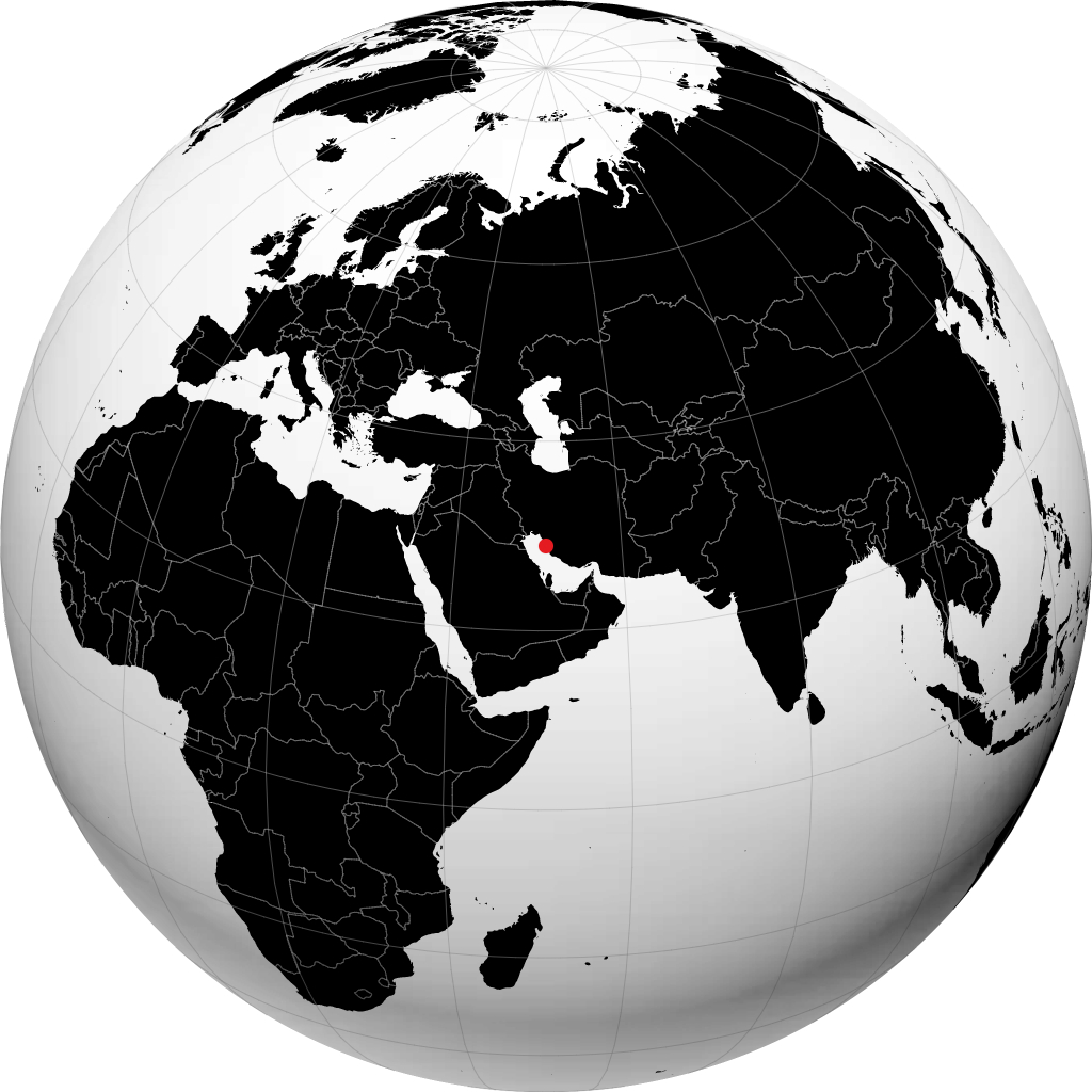 બંદર બૂશેહ્ર ગ્લોબ પર