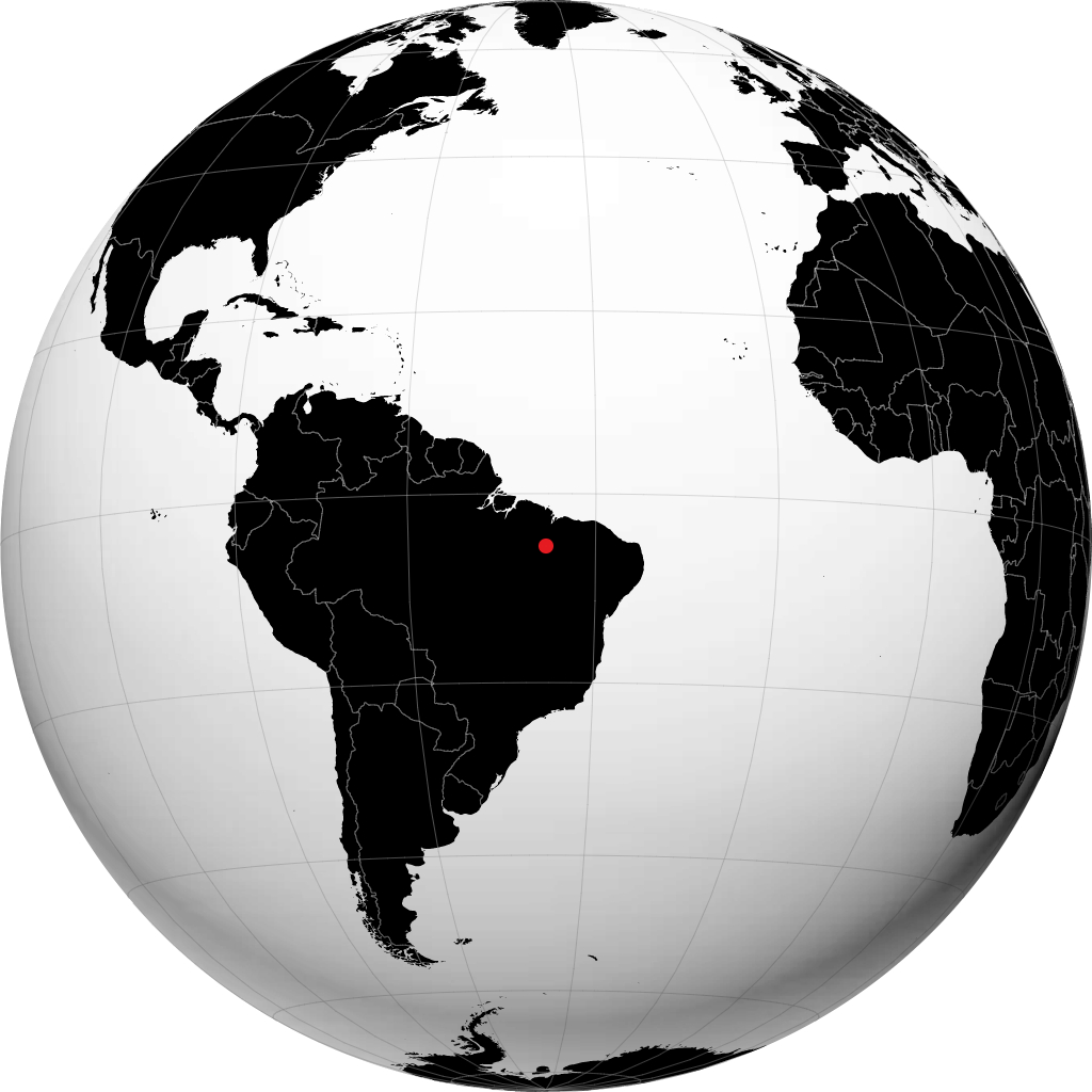 બારા ડો કોર્ડા ગ્લોબ પર