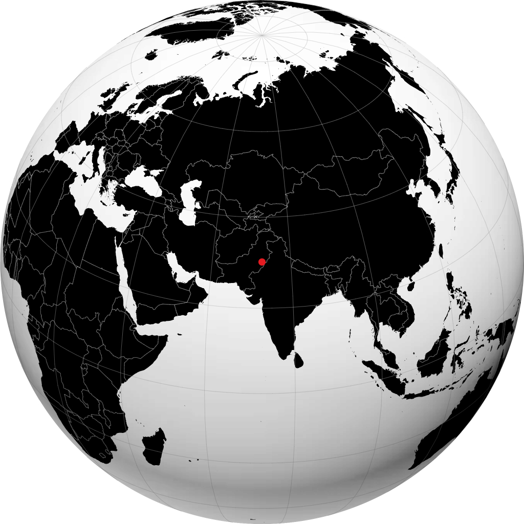 બુરેવાલા ગ્લોબ પર