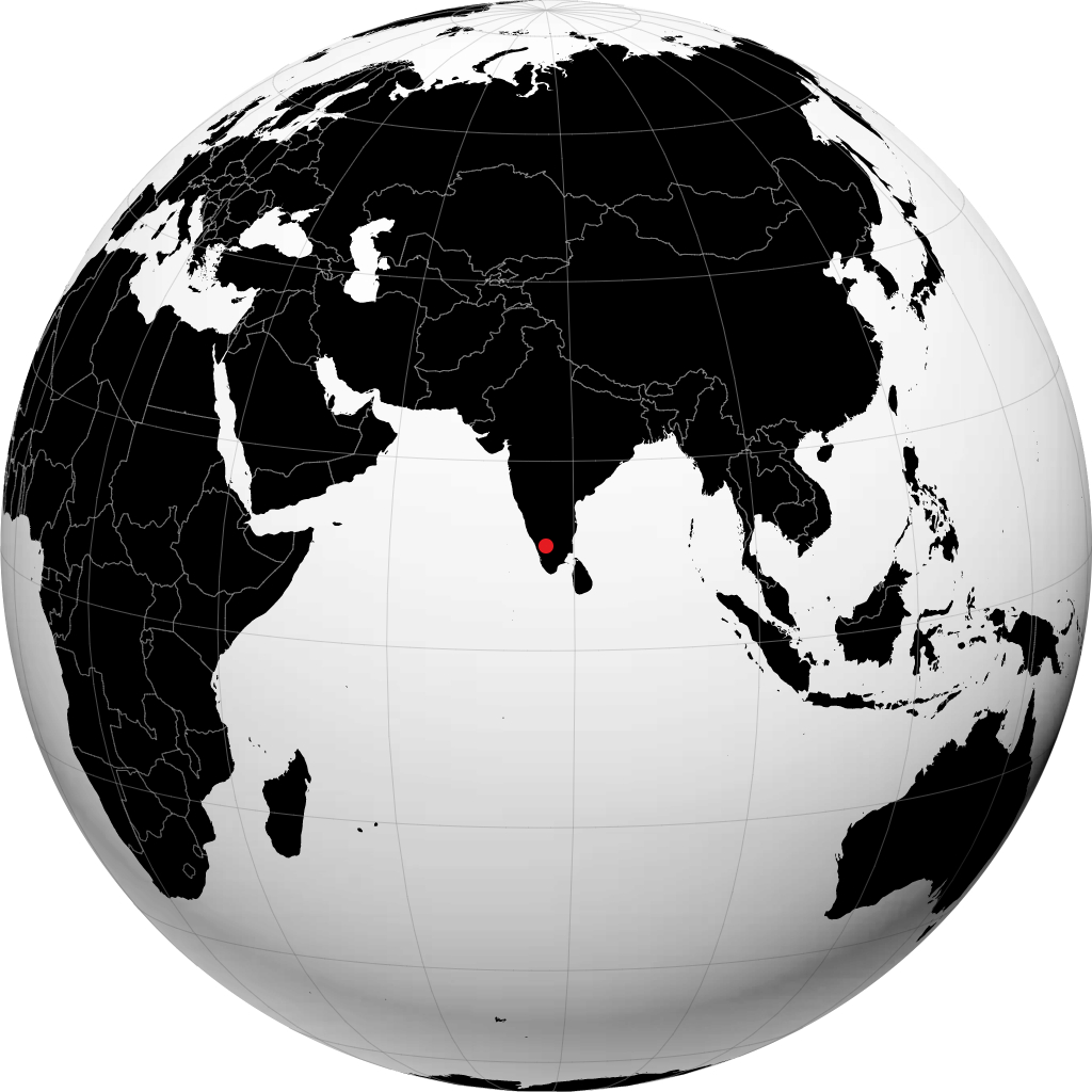 કોઇમ્બતૂર ગ્લોબ પર