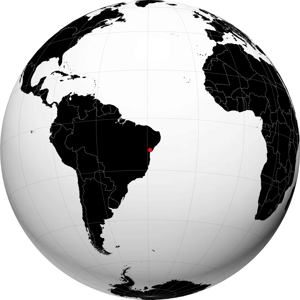 ફેઇરા ડી સાંતાના ગ્લોબ પર