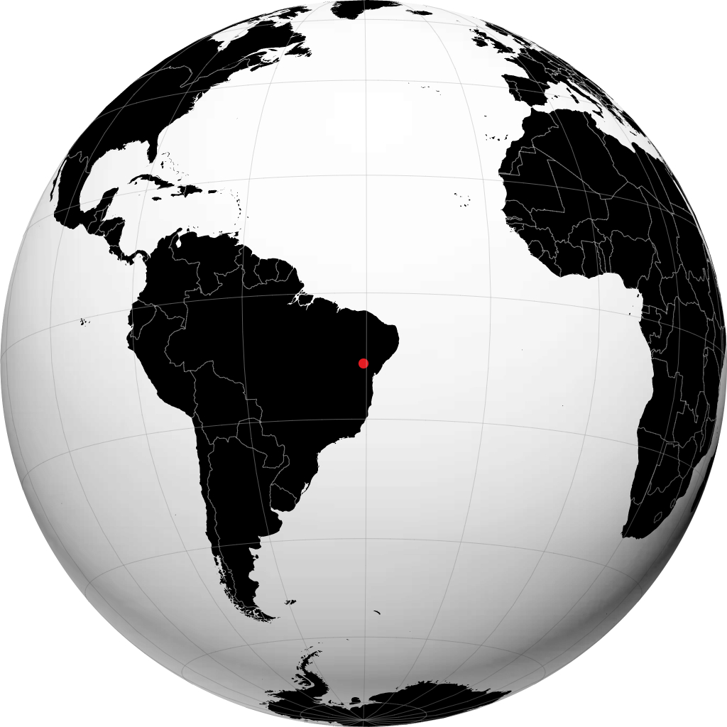 જેકોબિના ગ્લોબ પર