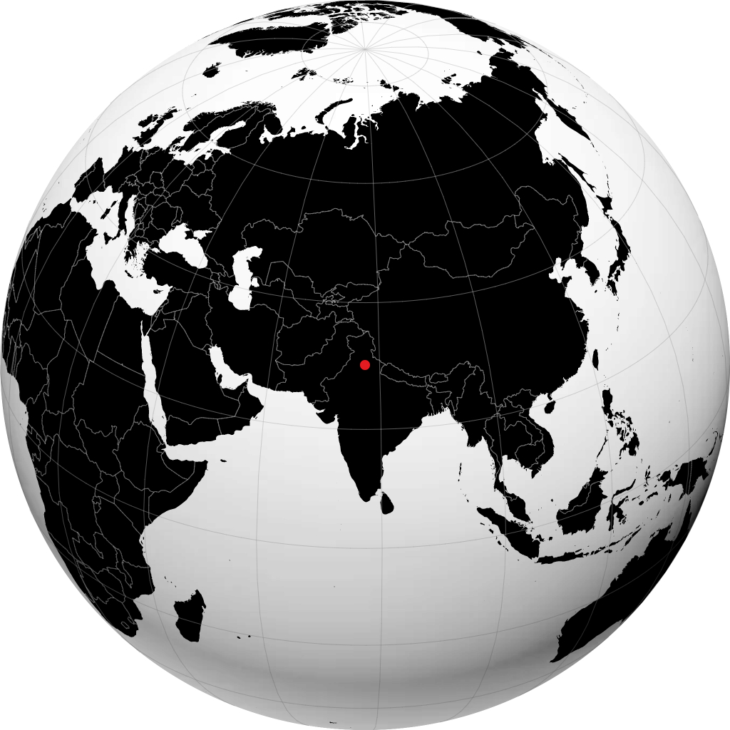 જગાધરી ગ્લોબ પર