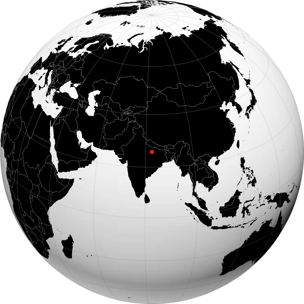 જૌનપુર ગ્લોબ પર