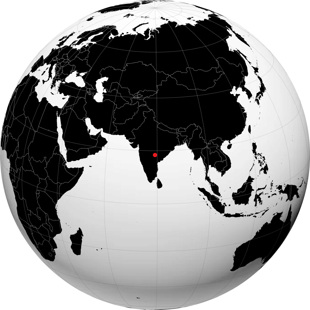કરીમનગર ગ્લોબ પર