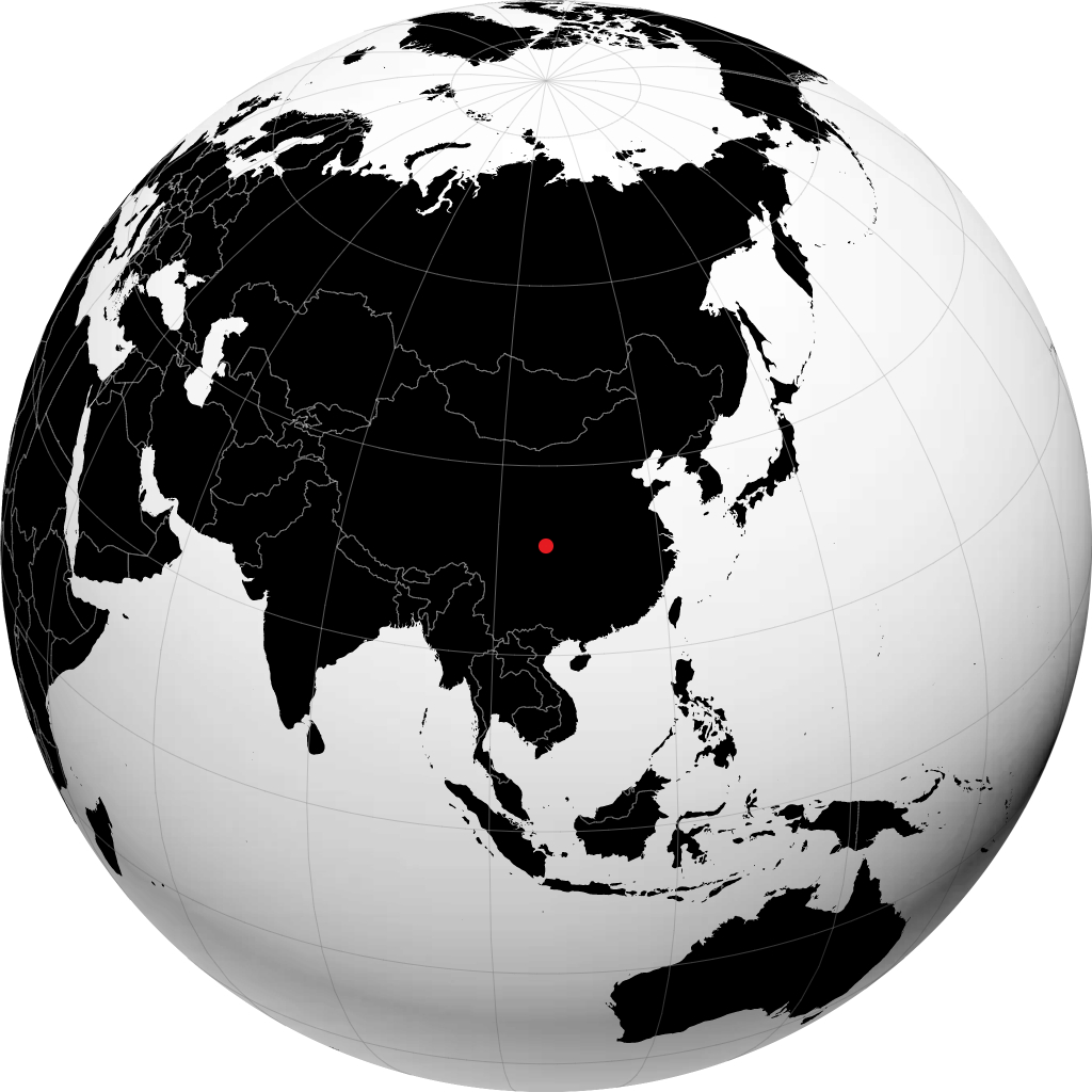 લાંગઝોંગ ગ્લોબ પર