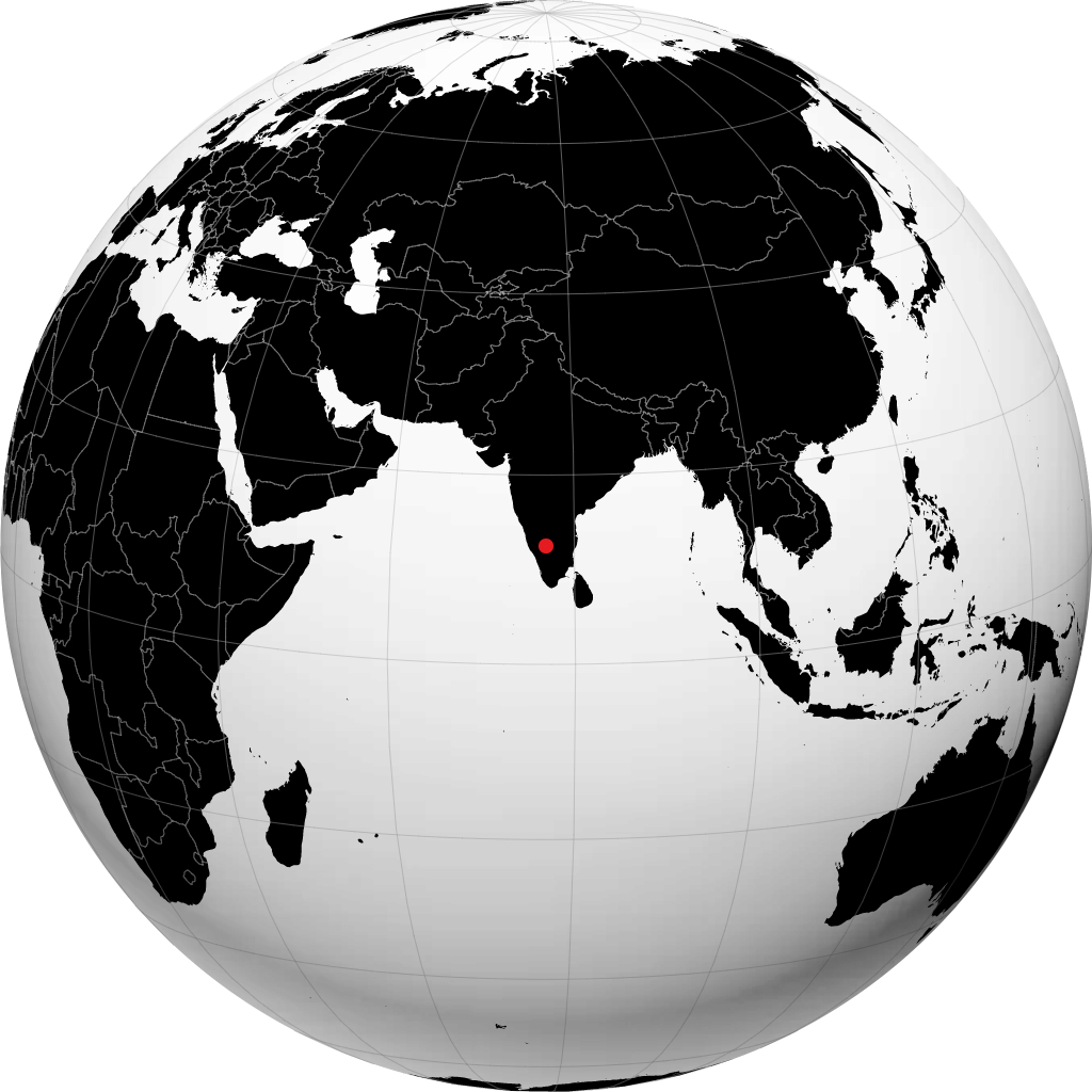 માંડ્યા ગ્લોબ પર