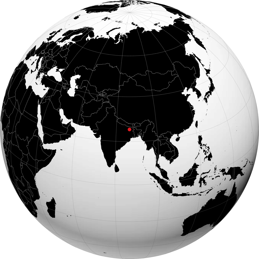 મુંગેર ગ્લોબ પર