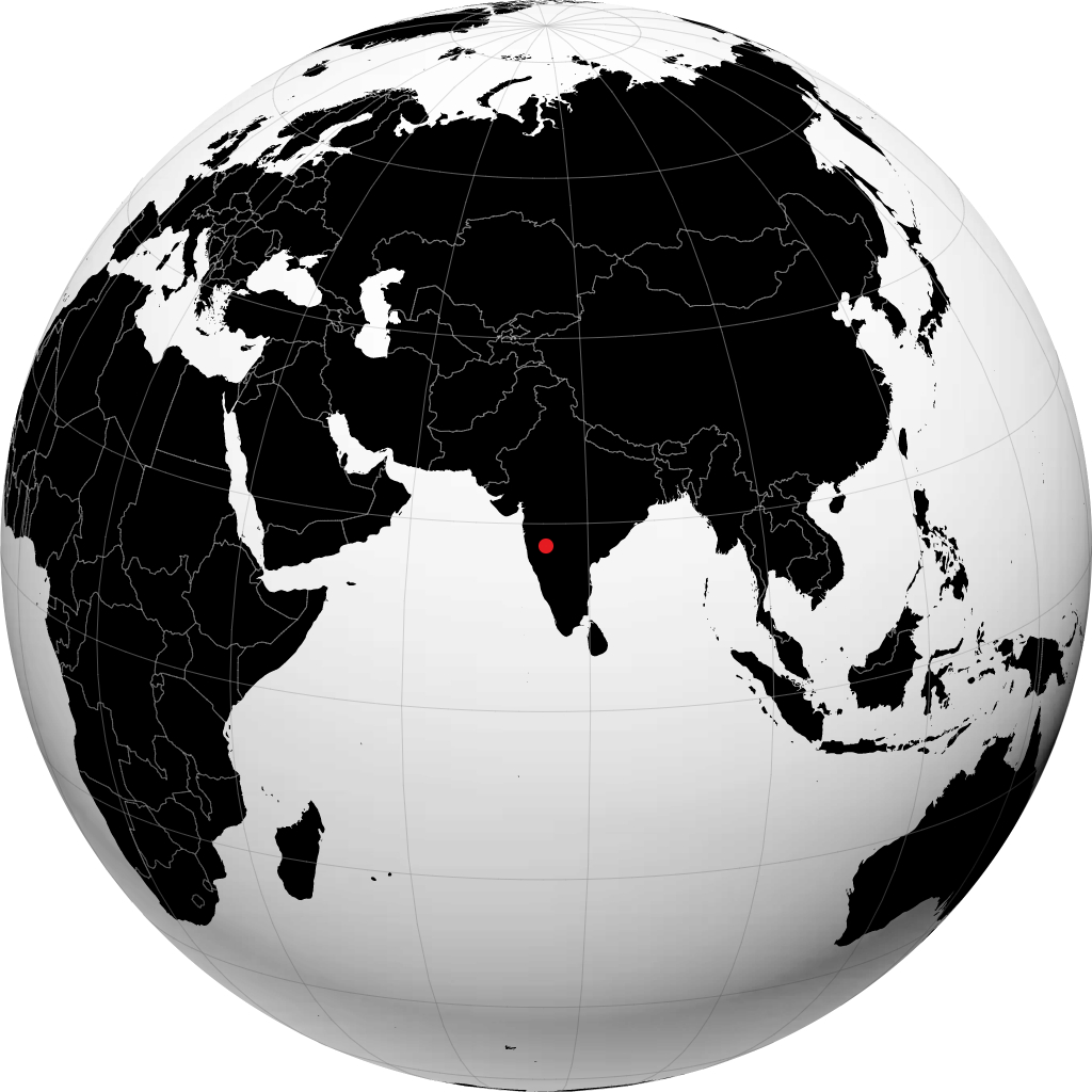 પંધરપુર ગ્લોબ પર