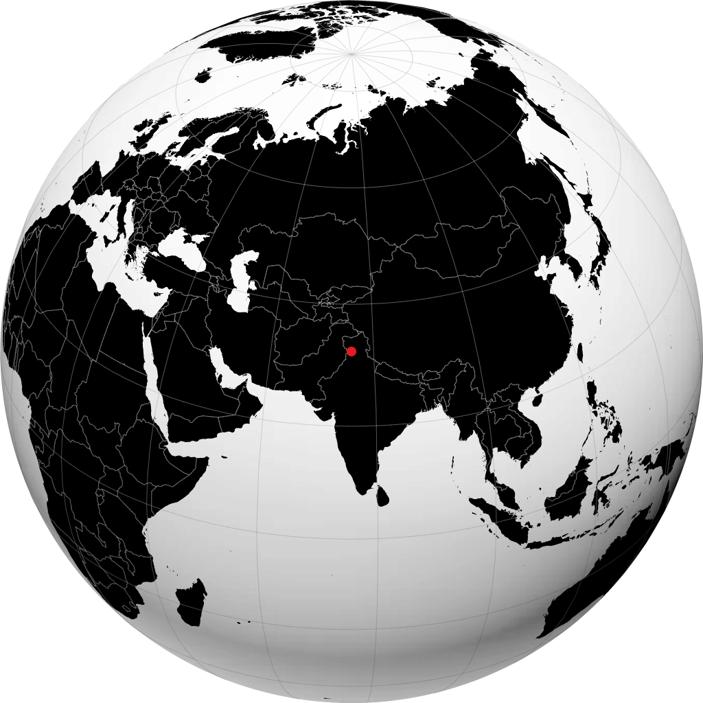 પઠાણકોટ ગ્લોબ પર