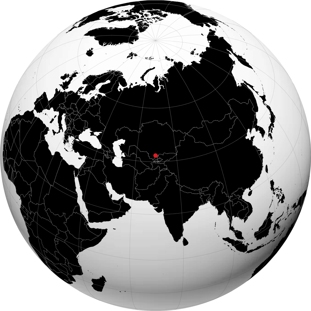 શિમકેન્ટ ગ્લોબ પર