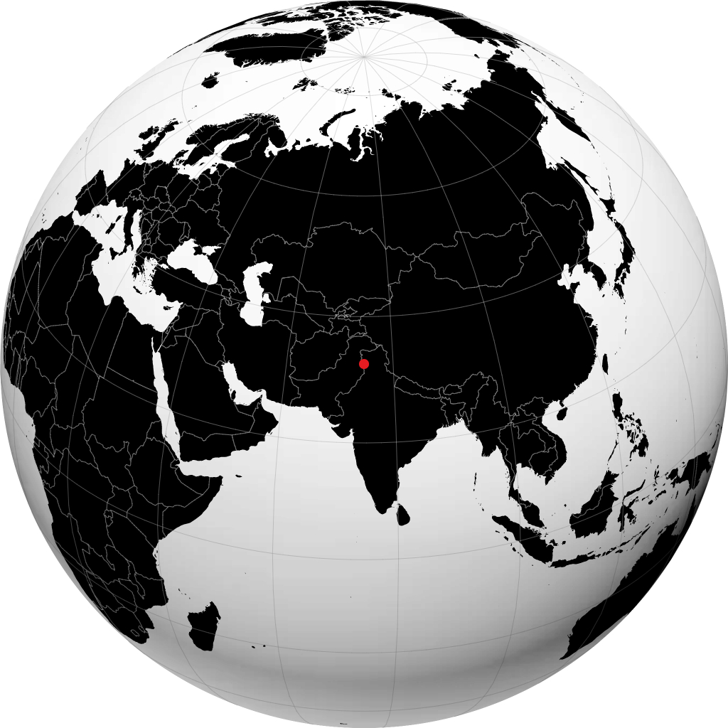 સિયાલકોટ ગ્લોબ પર