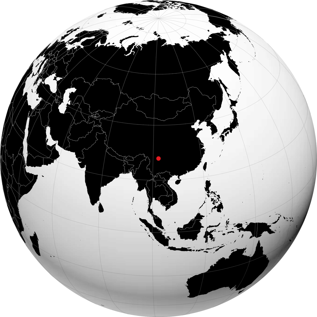 શિચાંગ ગ્લોબ પર